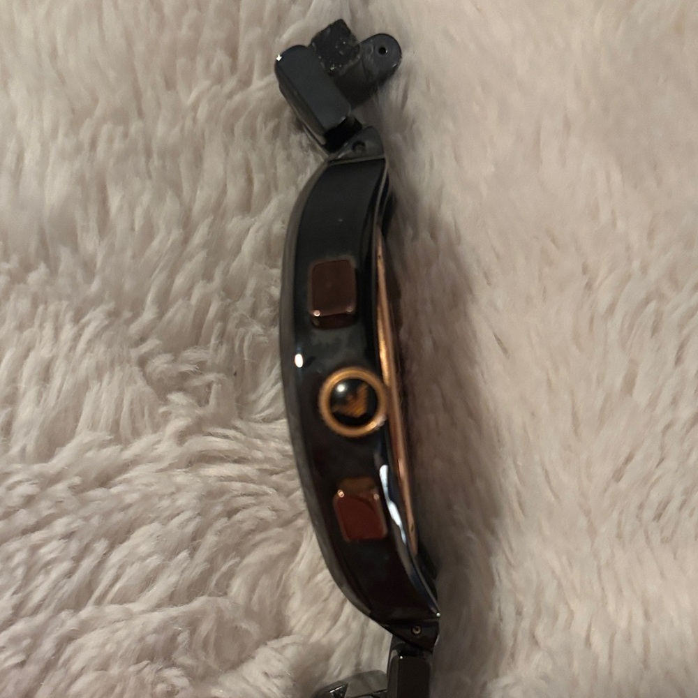 Emporio Armani AR1410 Ceramica Men’s Analog Black and Rose Gold Versatile Watch - Picture 10 of 16